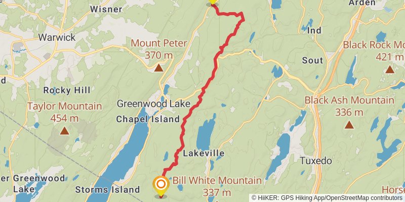 Highlands Trail stage 4 Map