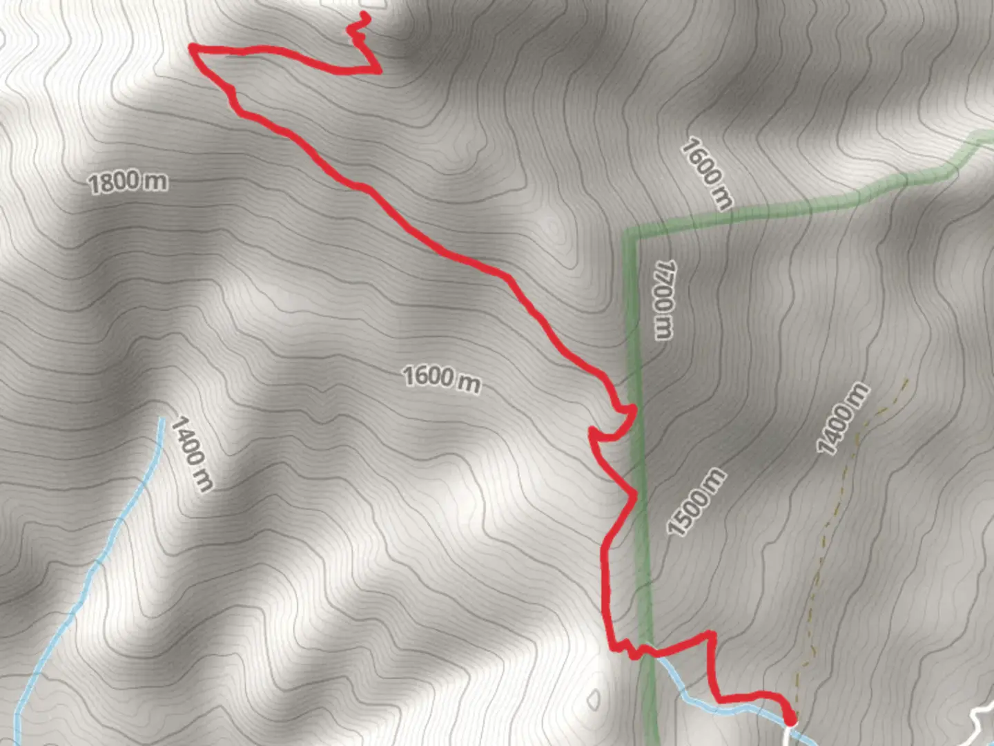 An image depicting the trail Billys Peak Trail and its surrounding area.
