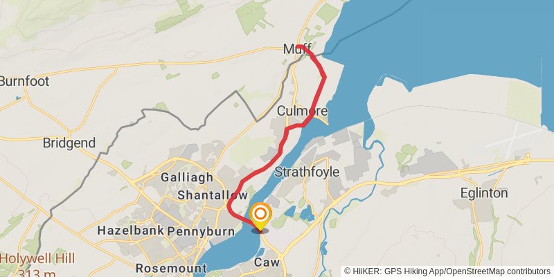 Slí Cholmcille spur 6 Map