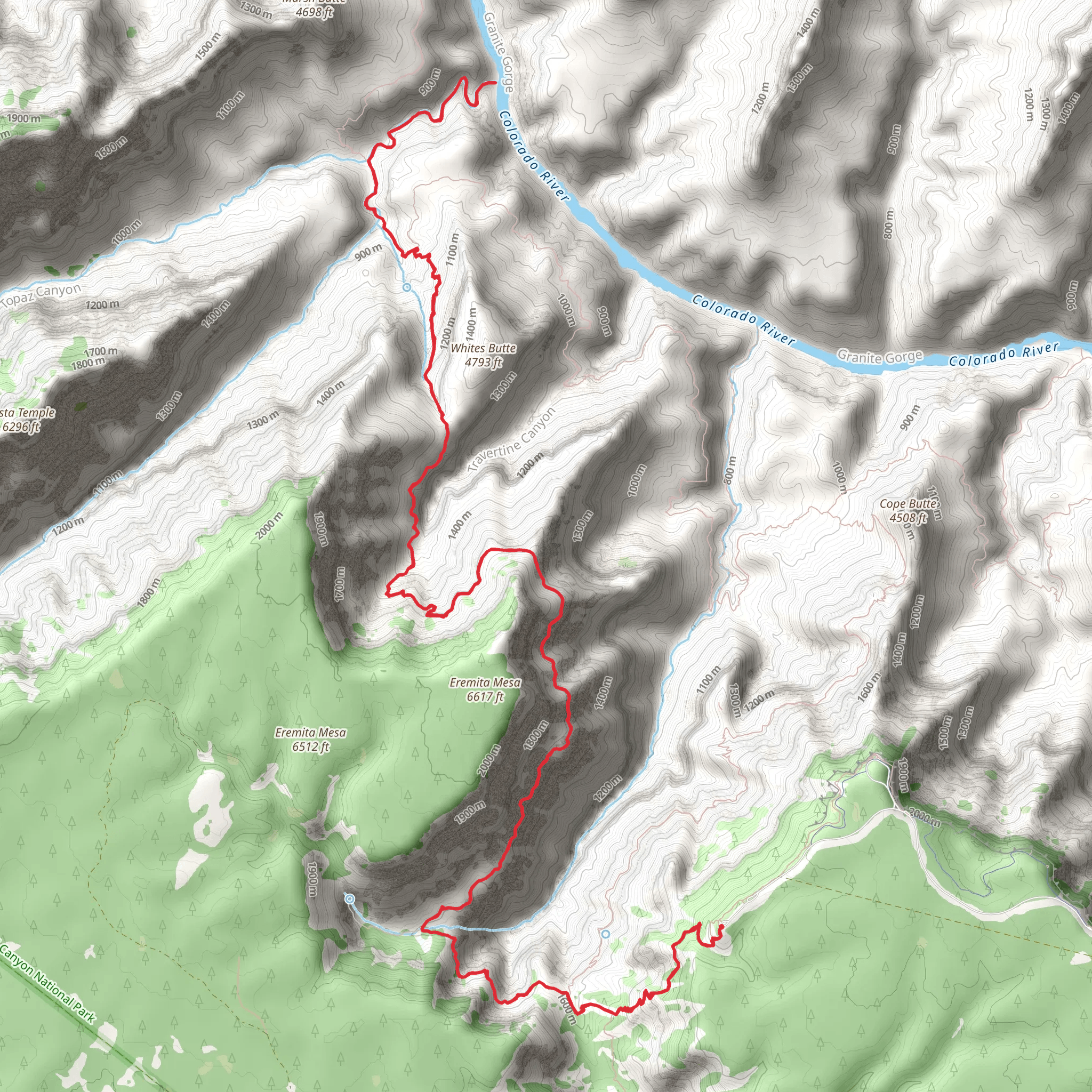 Boucher Trail mobile static map