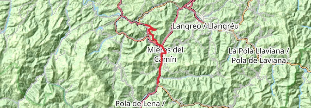 GR 100 Via De La Plata stage 4 Map