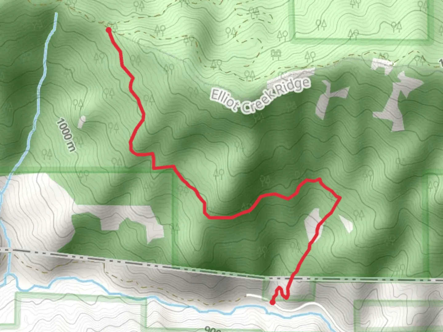 An image depicting the trail Carlton Pasture Trail and its surrounding area.