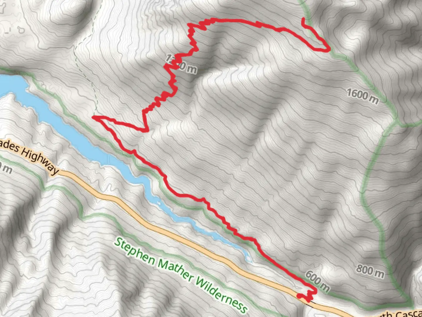 An image depicting the trail Jack Mountain and East Bank Trail and its surrounding area.