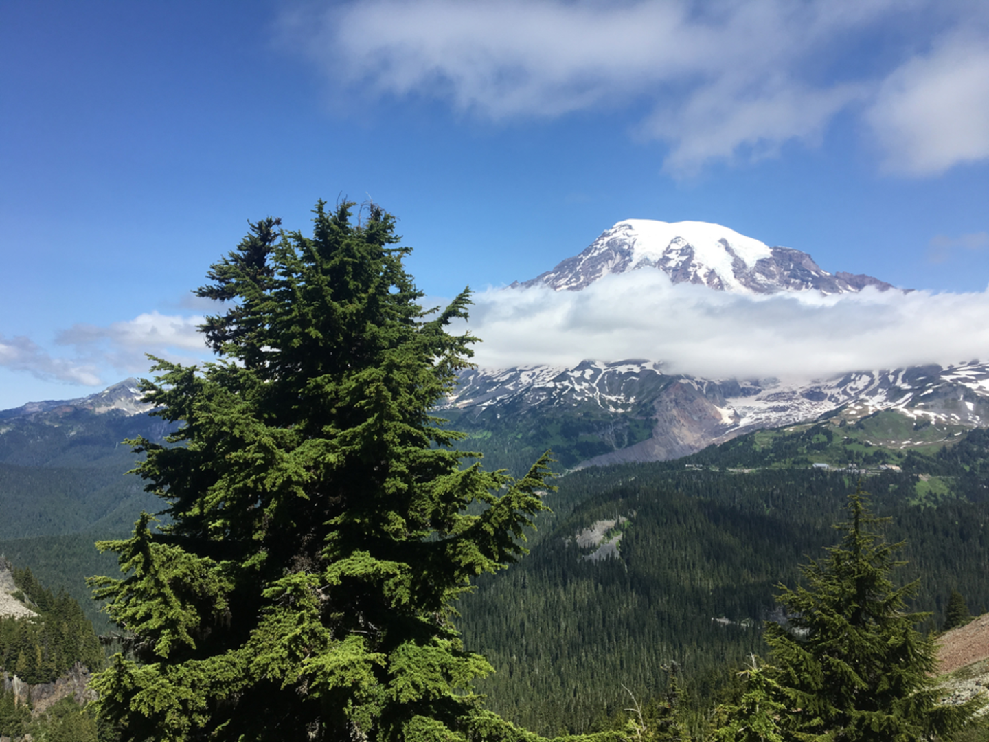 An image depicting the trail Pinnacle Peak Trail and its surrounding area.