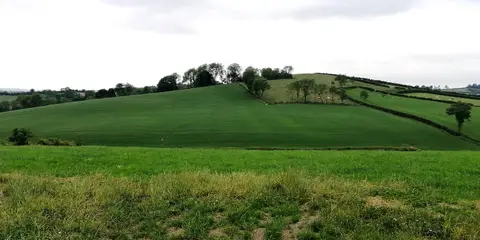 An image depicting the trail Monaghan Greenway and its surrounding area.