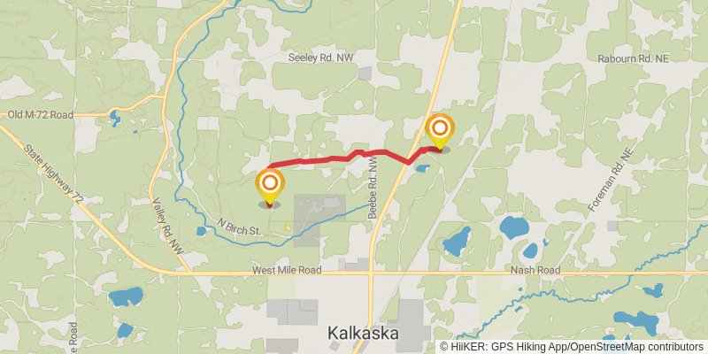 Shore To Shore Trail stage 6 Map