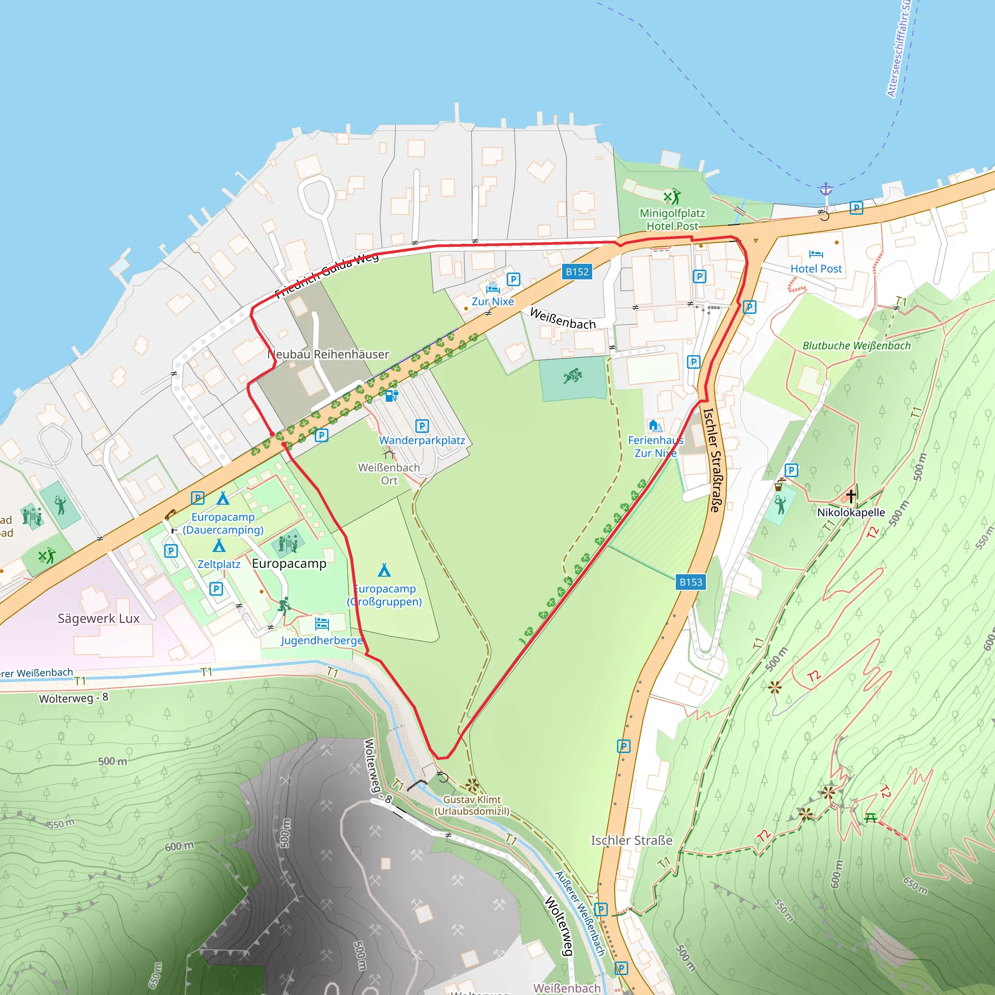 Steinbach am Attersee - Art Theme Trail mobile static map