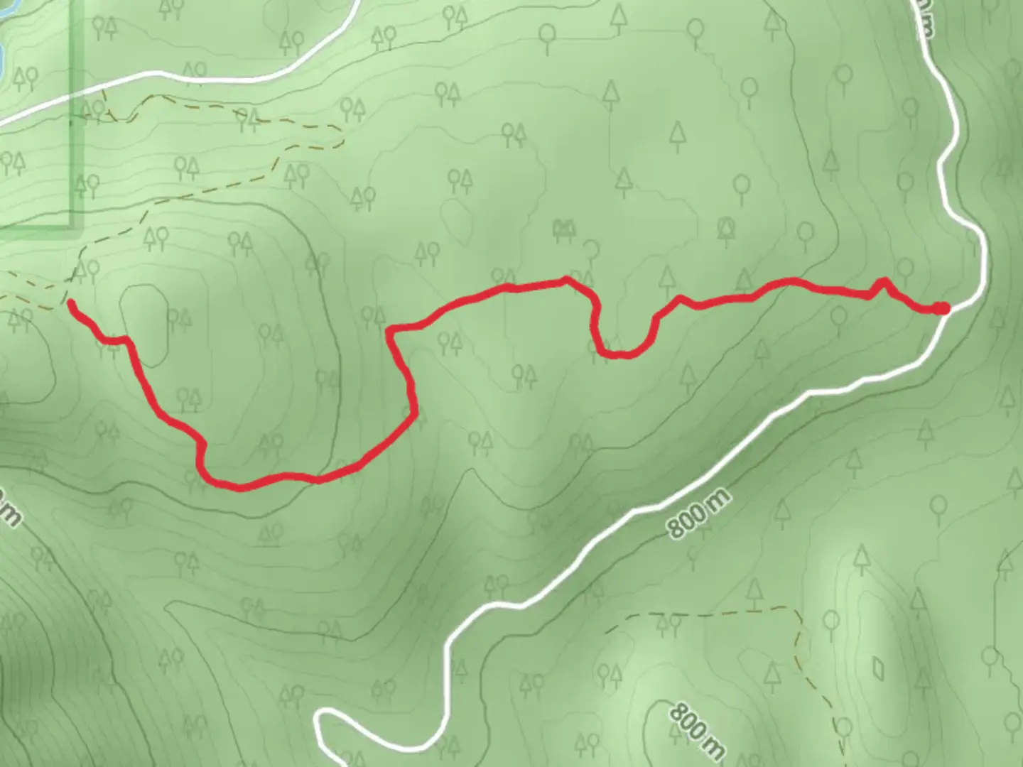 An image depicting the trail Flower Bypass Trail and its surrounding area.