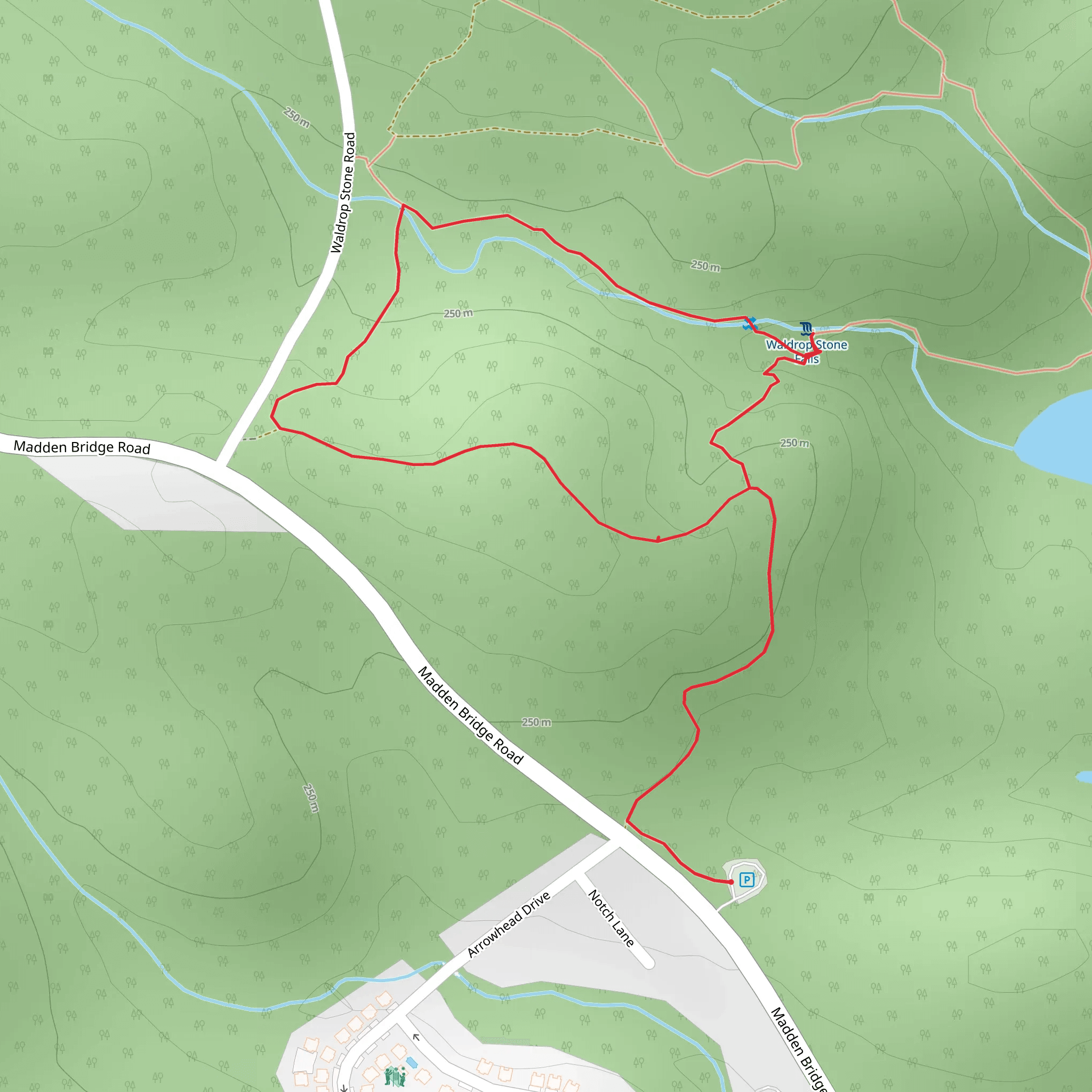 Madden Bridge Road North Loop mobile static map