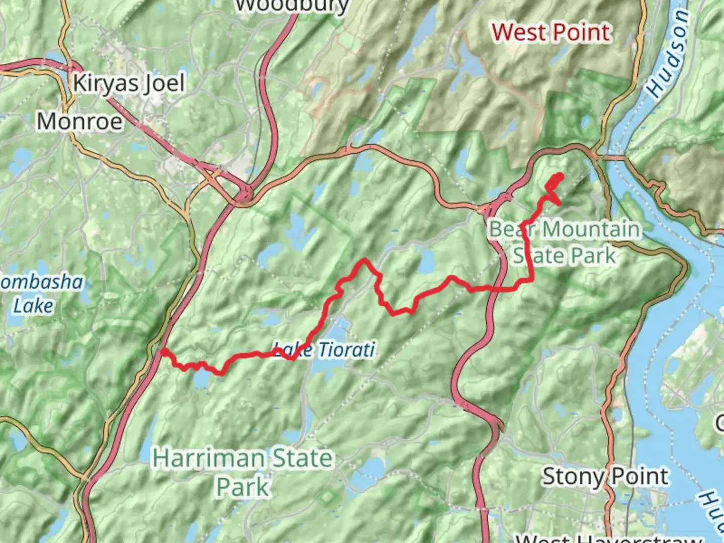 An image depicting the trail Island Pond Mountain and Fingerboard Mountain via Appalachian Trail and its surrounding area.