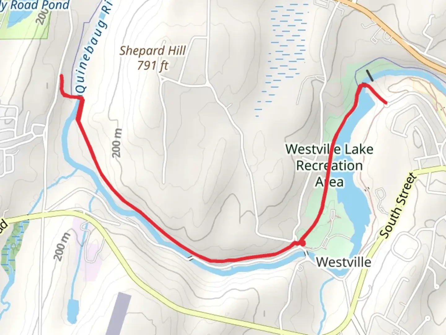 An image depicting the trail Grand Trunk Trail - Titanic RR and its surrounding area.