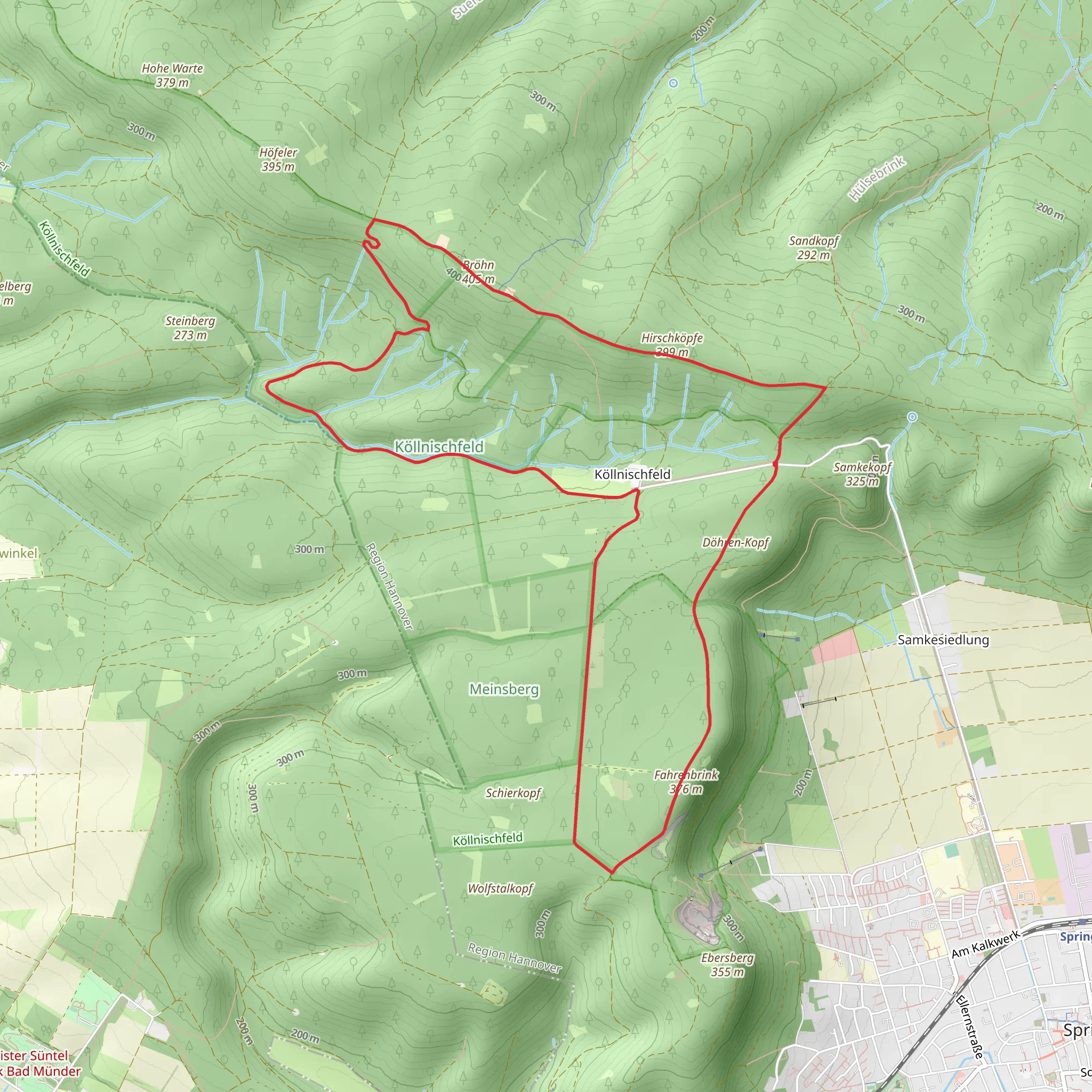 Kollnischfeld Loop mobile static map