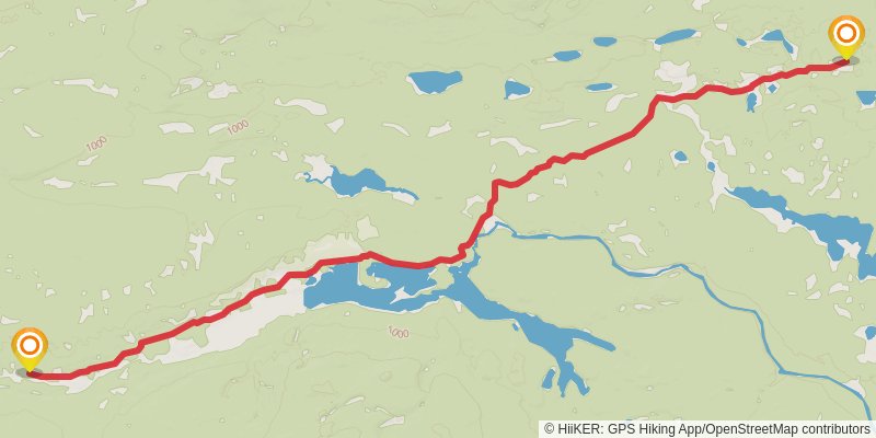 Alexander Mackenzie Heritage Trail stage 15 Map