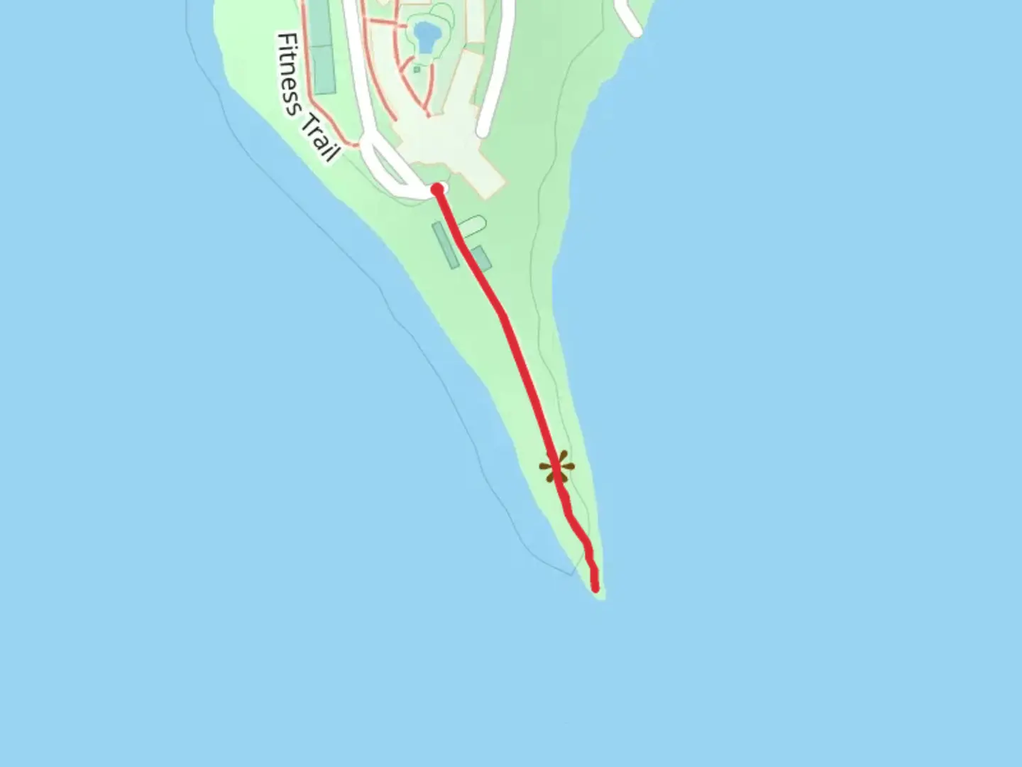 An image depicting the trail Sequoyah Lodge Trail and its surrounding area.