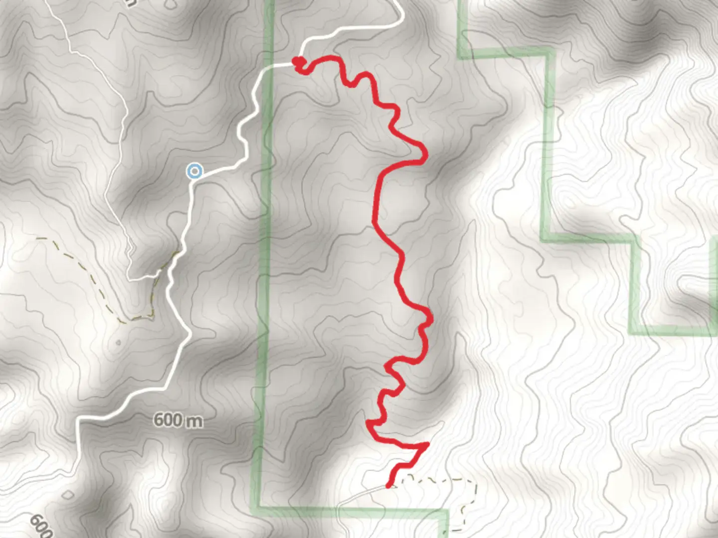 An image depicting the trail Forest Route 7N07 and its surrounding area.