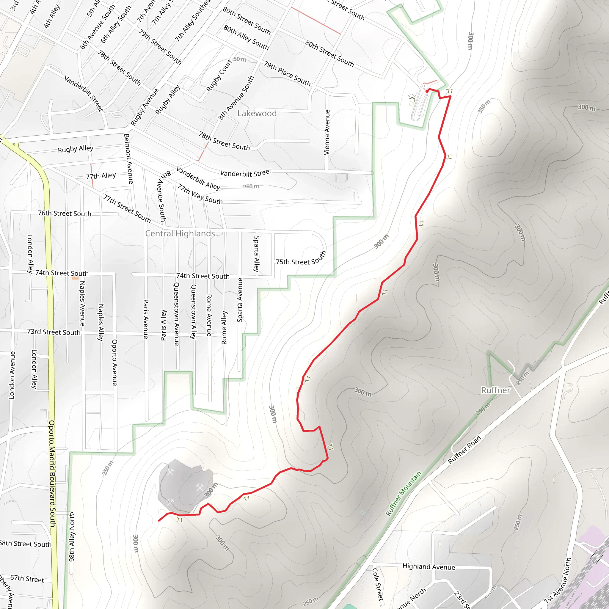 Little Rock - Gate City Quarries mobile static map