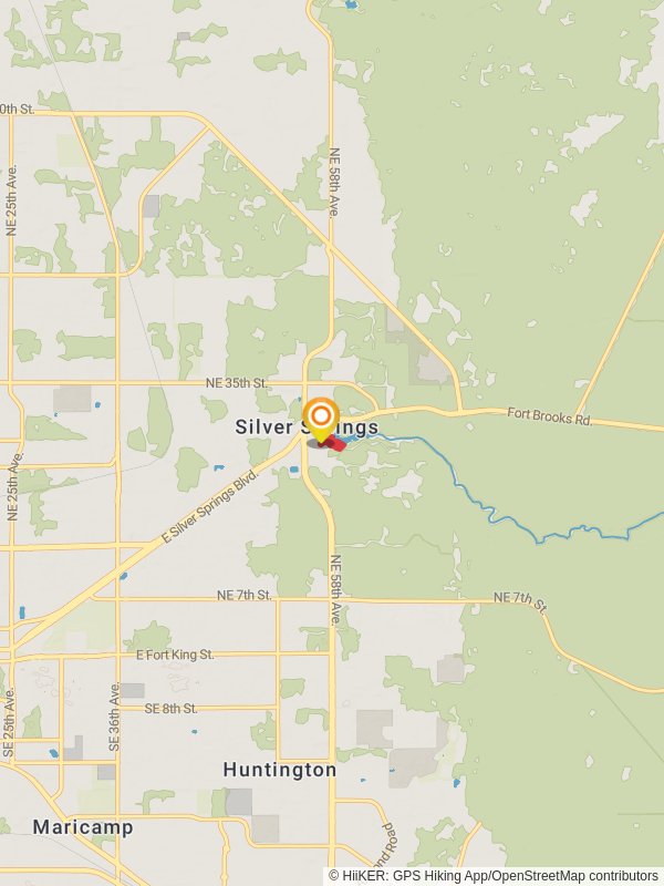 Fort King Paddling Loop Trail mobile static map