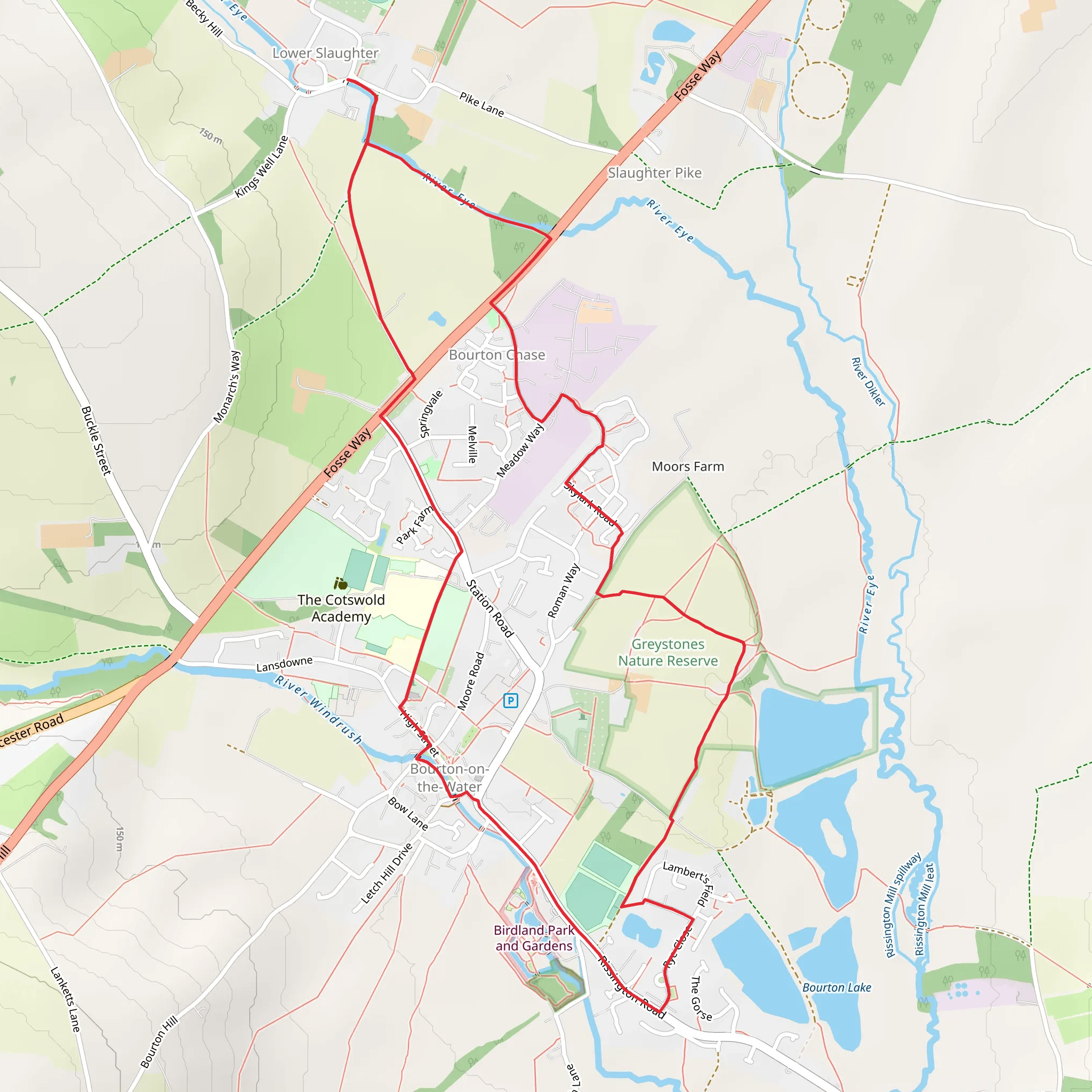 Greystones Nature Reserve Loop mobile static map