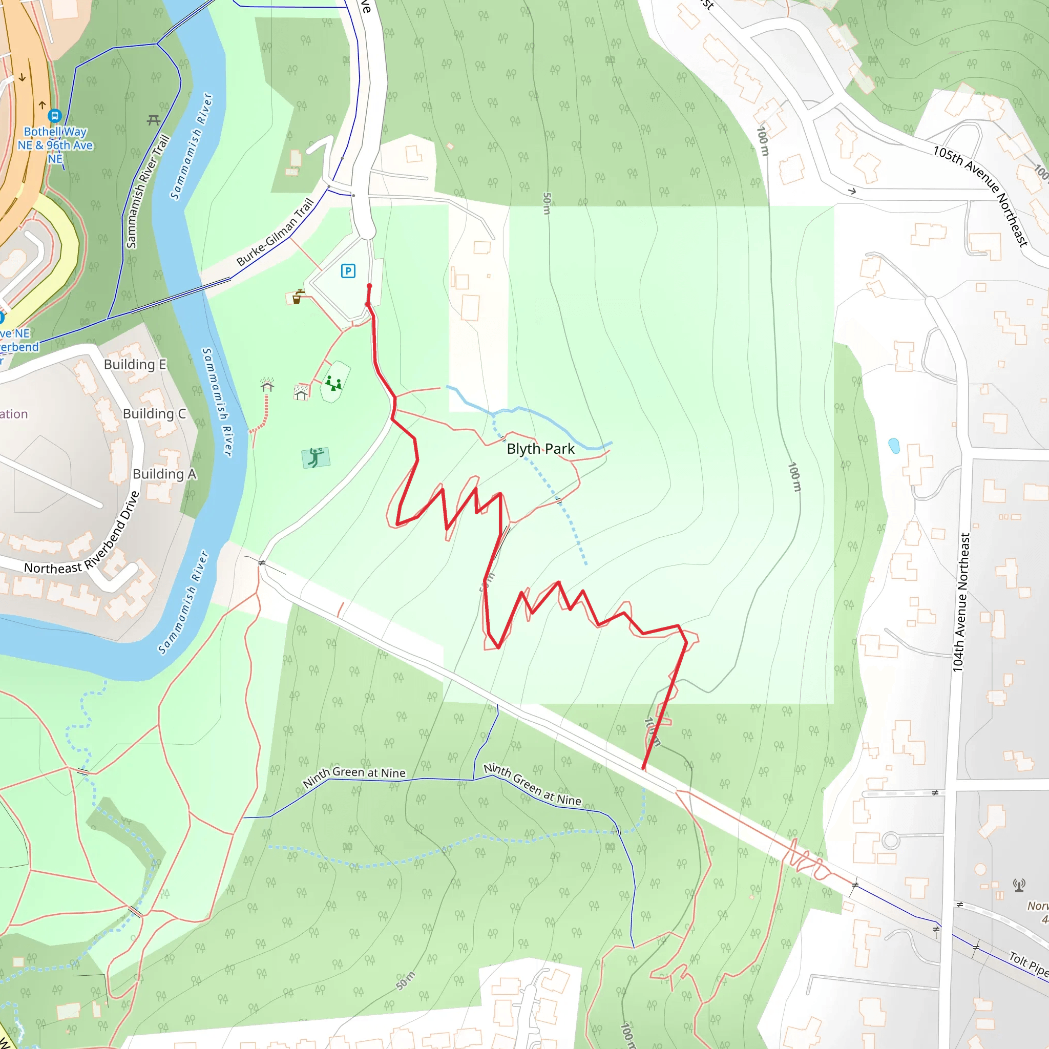 Blyth Park mobile static map