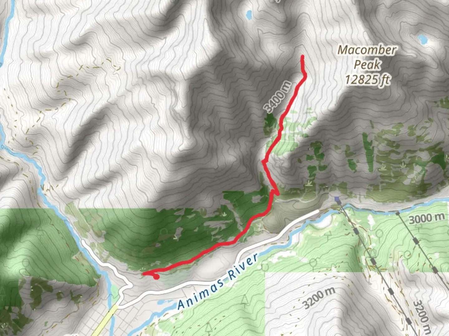 An image depicting the trail Boulder Gulch Trail and its surrounding area.