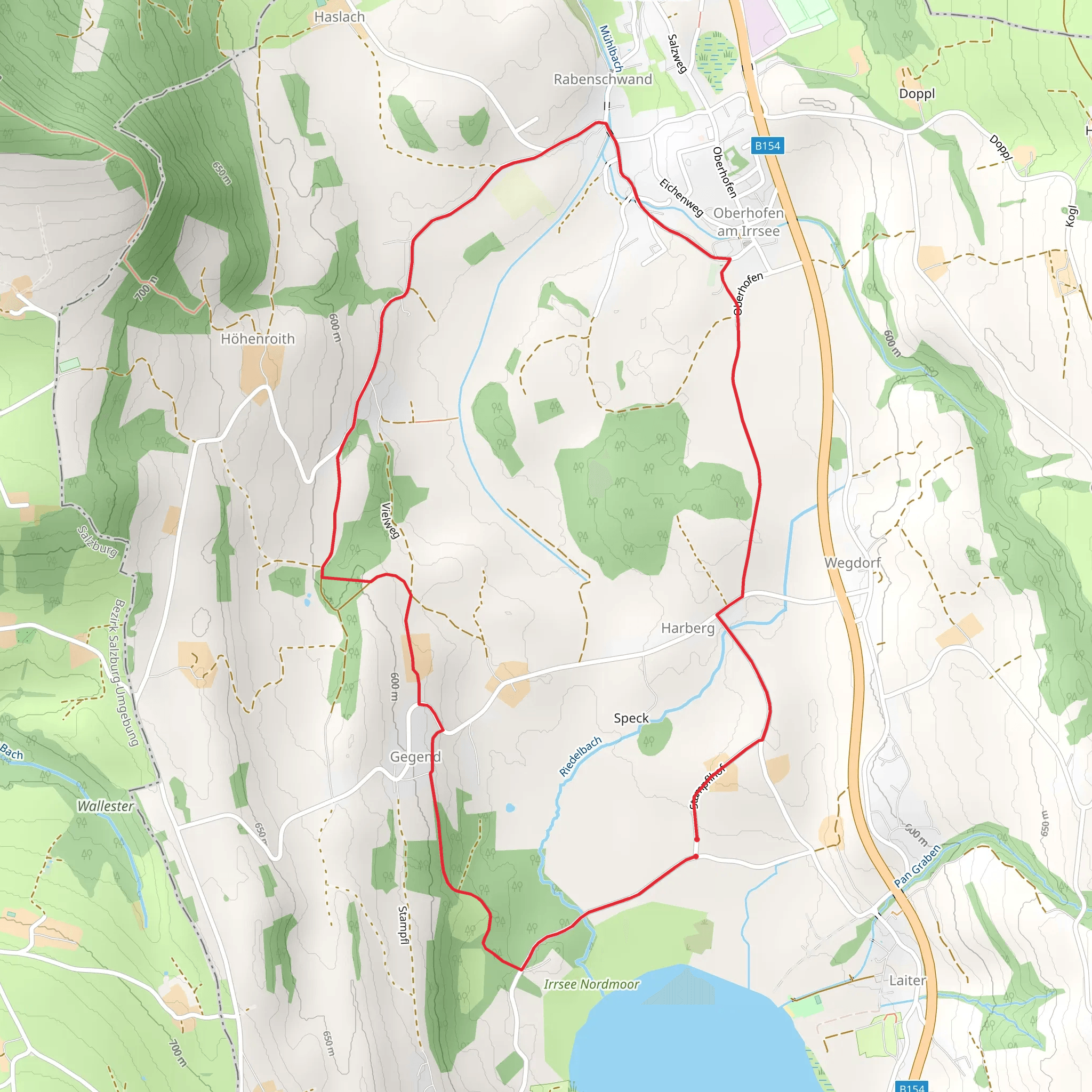 Oberhofen Loop - Way of the Dragonfly mobile static map