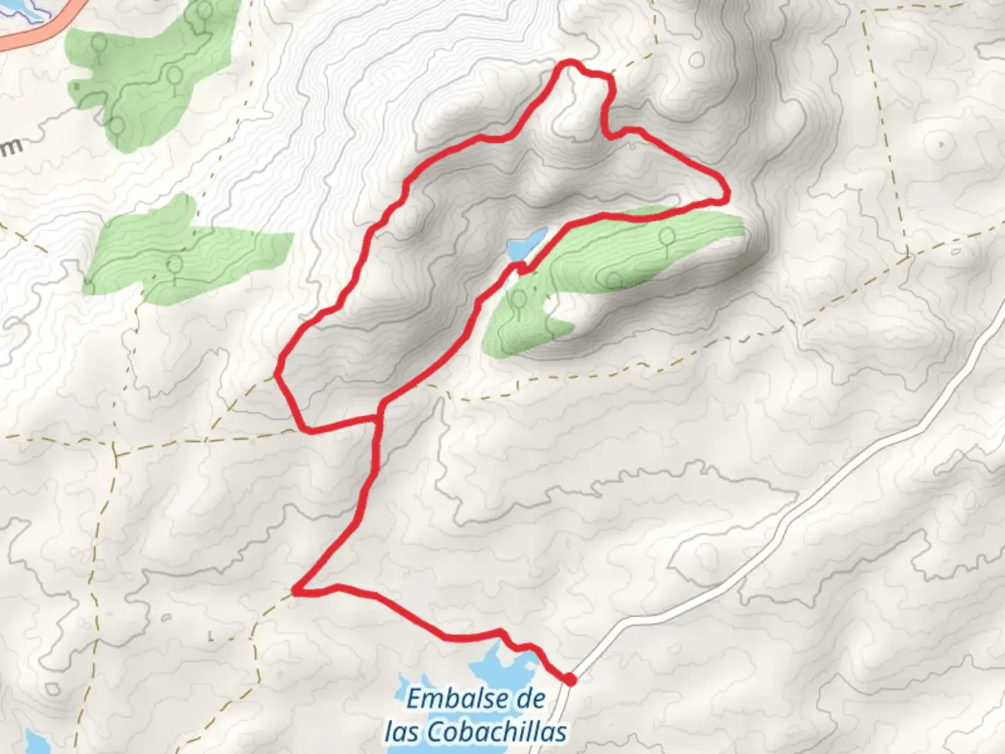 An image depicting the trail The Oak Tree PR CC 69 and its surrounding area.