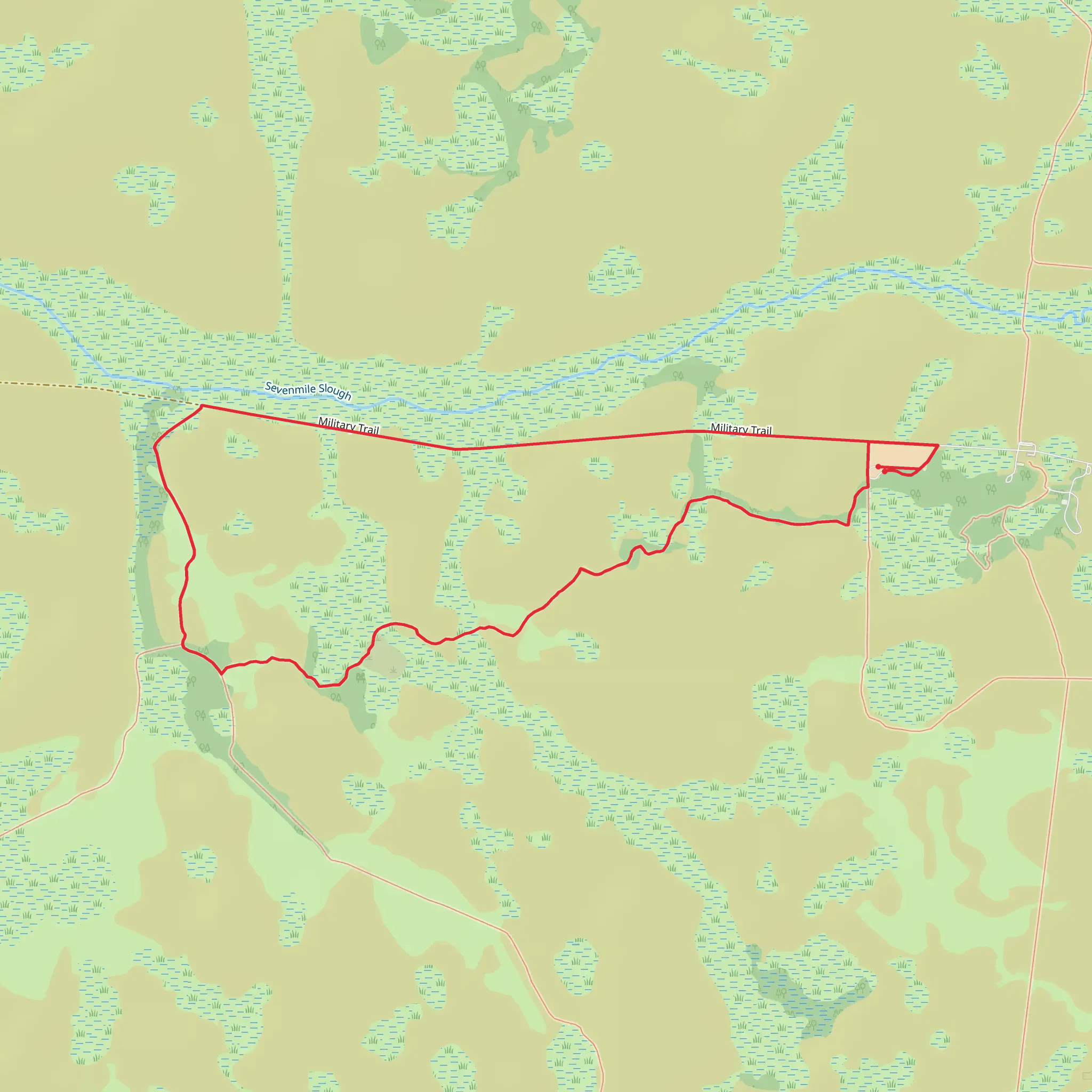 Prairie And AP Loop Trail mobile static map