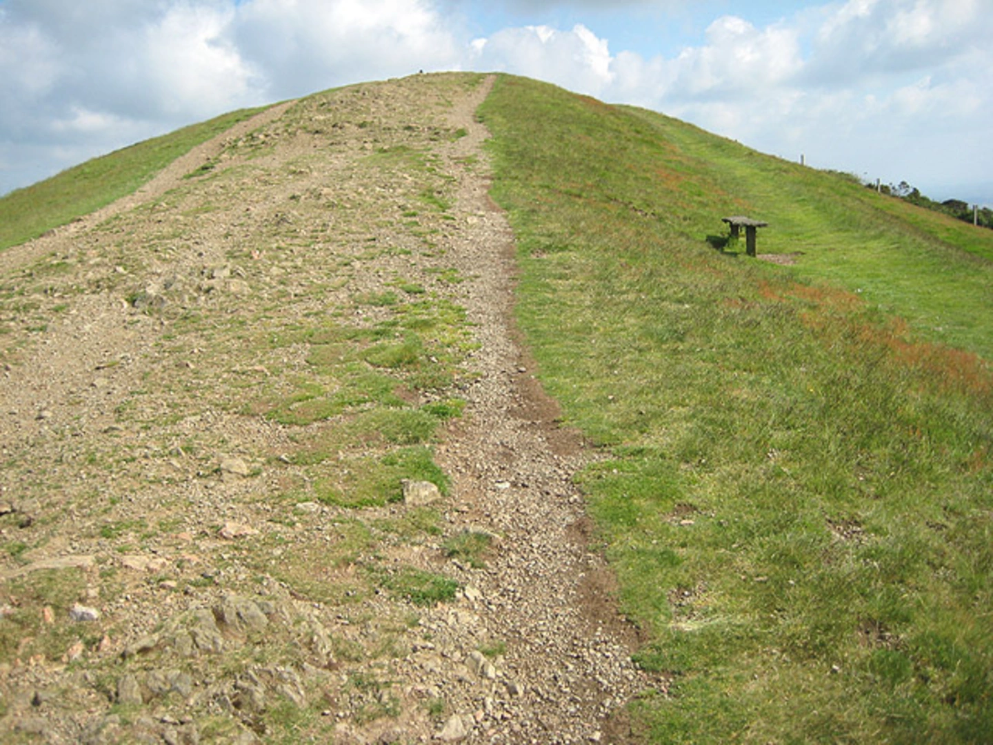 An image depicting the trail End Hill, Sugarloaf Hill, Worcestershire Beacon and Summer hill via Three Choirs Way and its surrounding area.