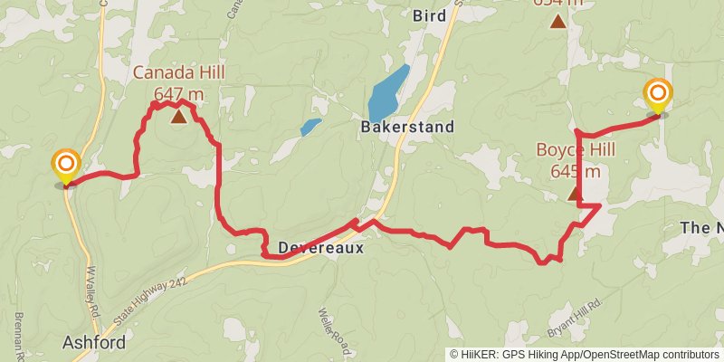 North Country Trail - New York stage 8 Map