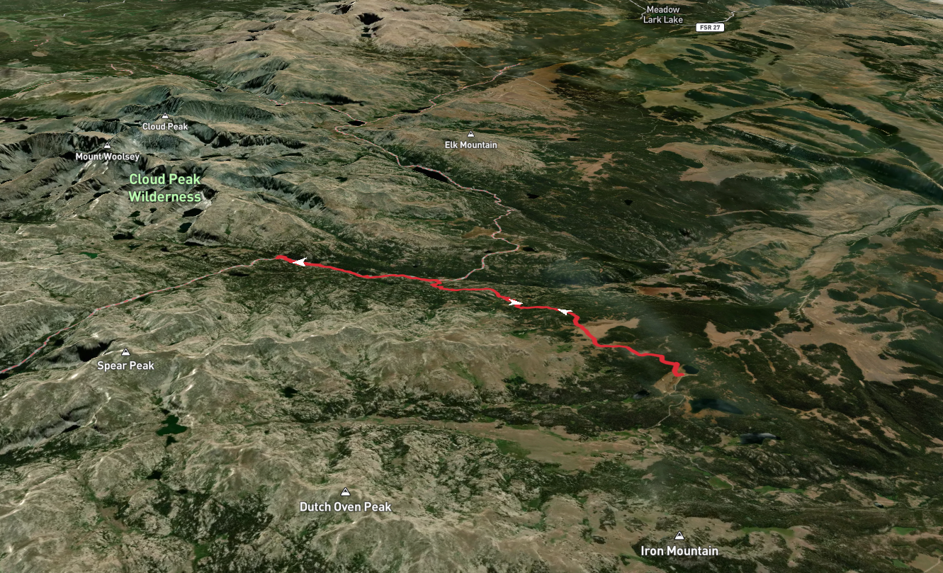 North High Park and Solitude Trail - Lower Paint Rock Lake