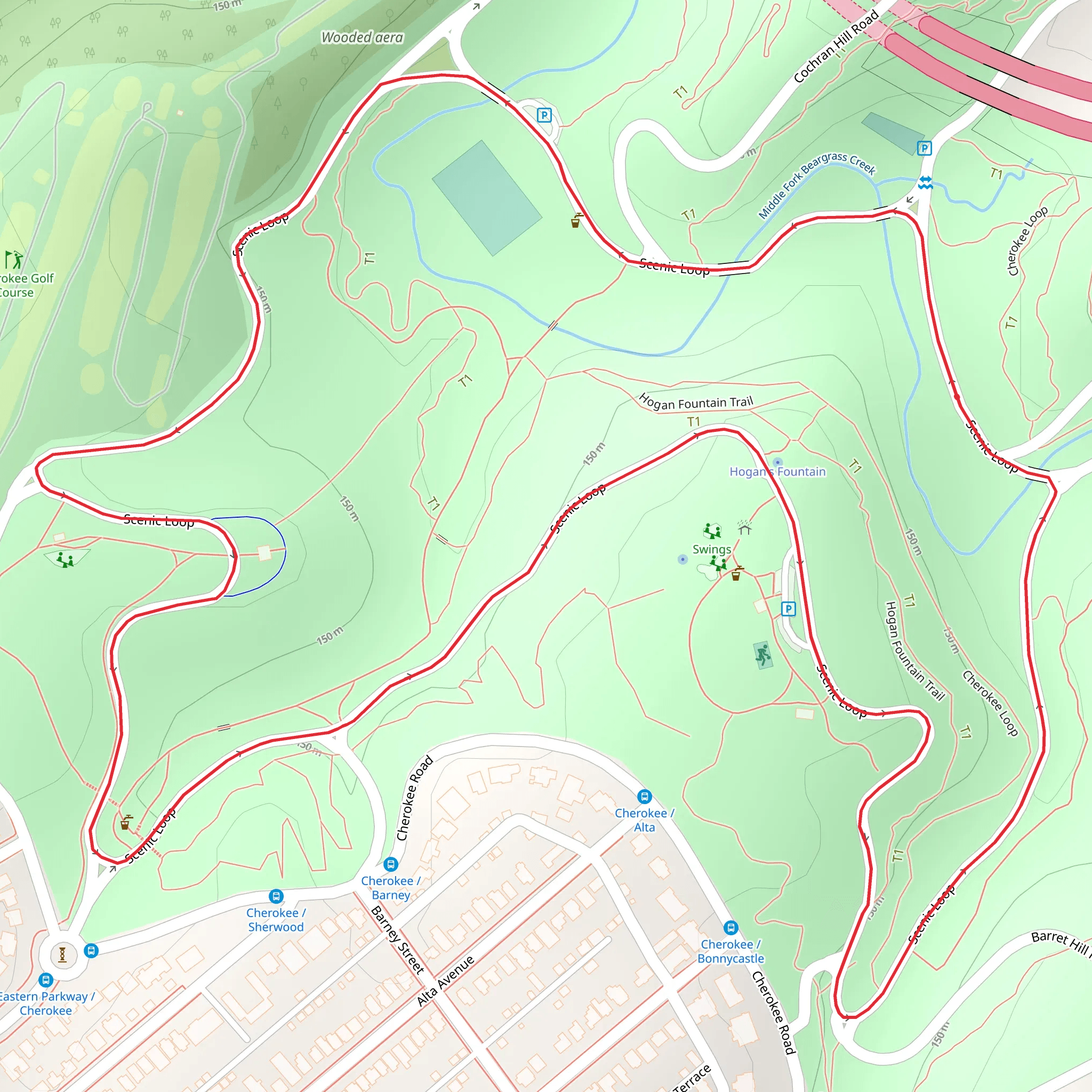 Scenic Loop mobile static map