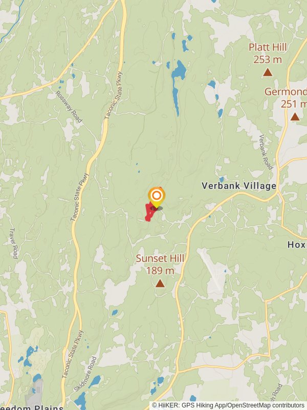 Pond Gut via Yellow Trail mobile static map