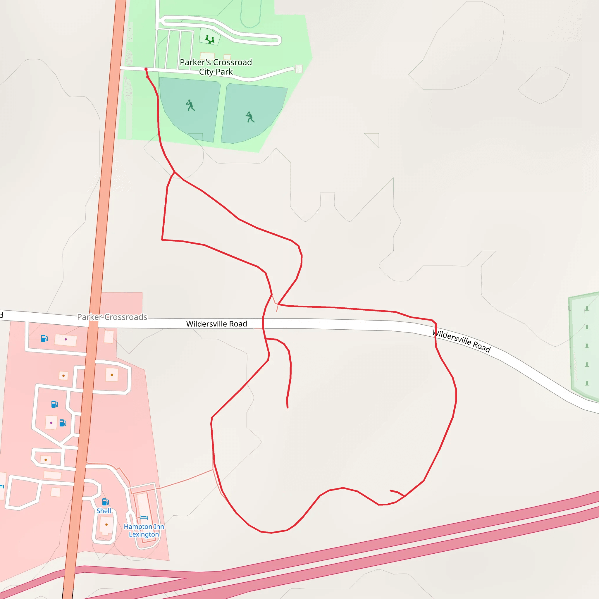 Wildersville Road Loop mobile static map