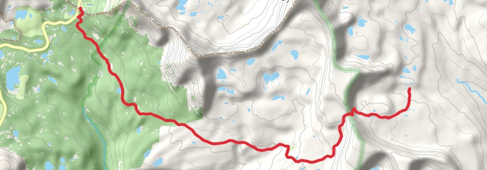 Uinta Highline Trail stage 10 Map