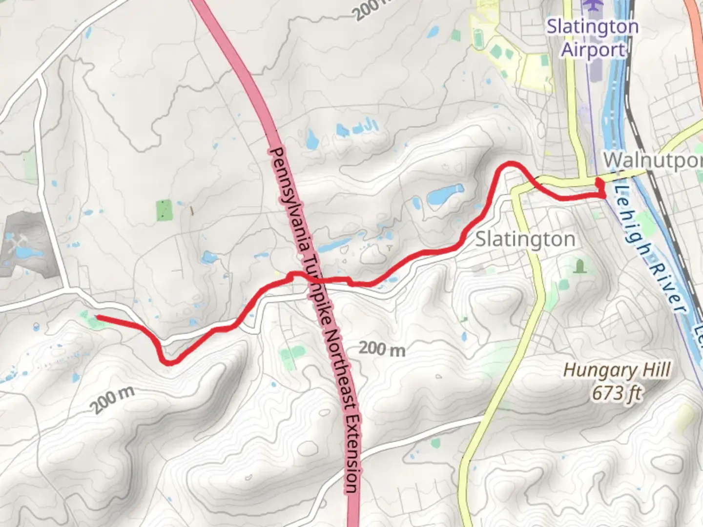 An image depicting the trail Slate Heritage Trail and its surrounding area.