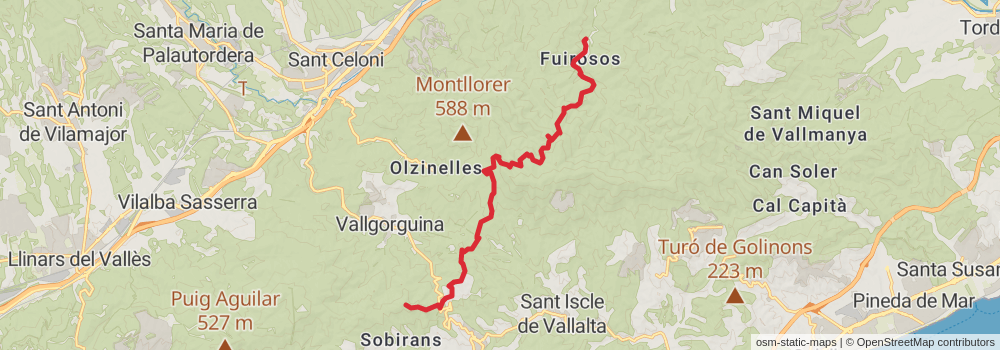 GR 83 - Camino del Norte or Canigó stage 2 Map