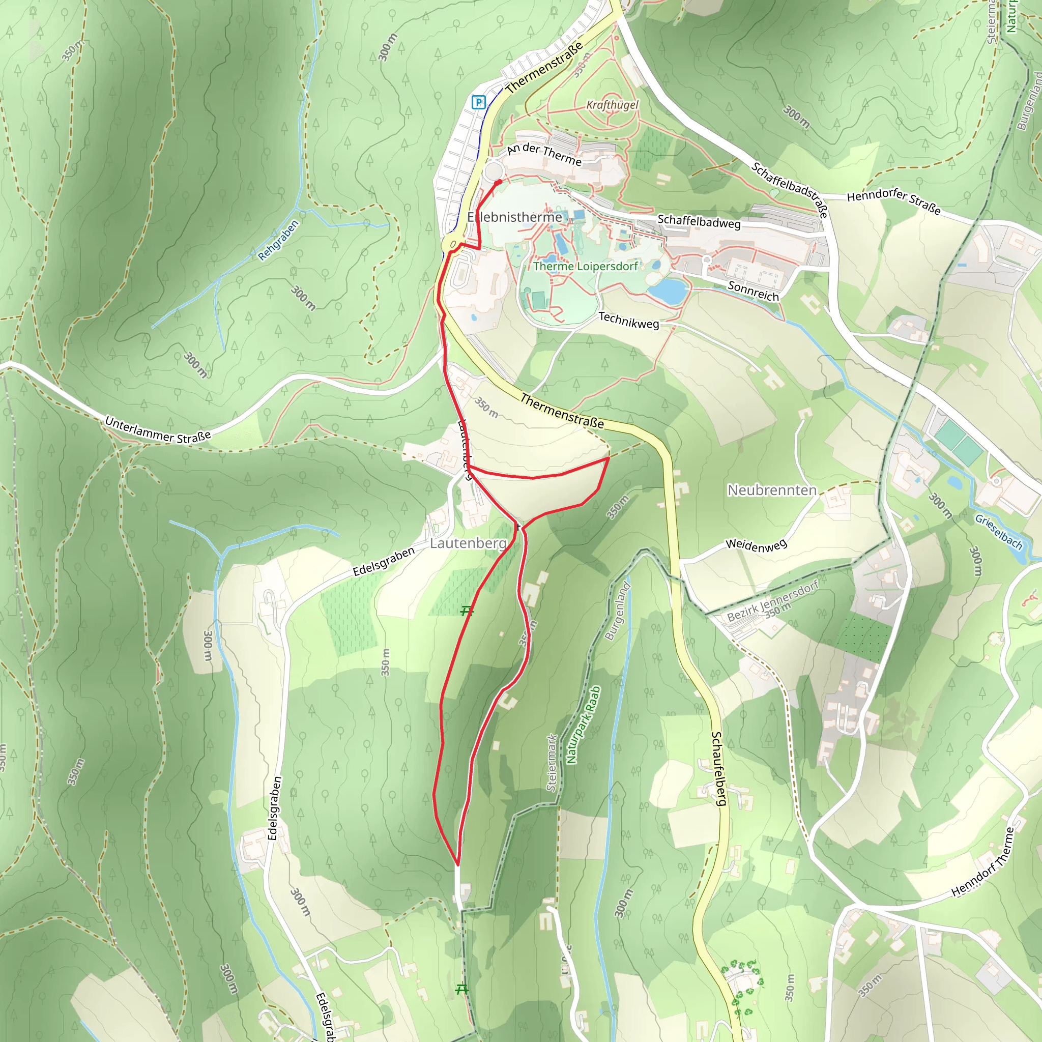 Keltischer Tree Loop Trail mobile static map