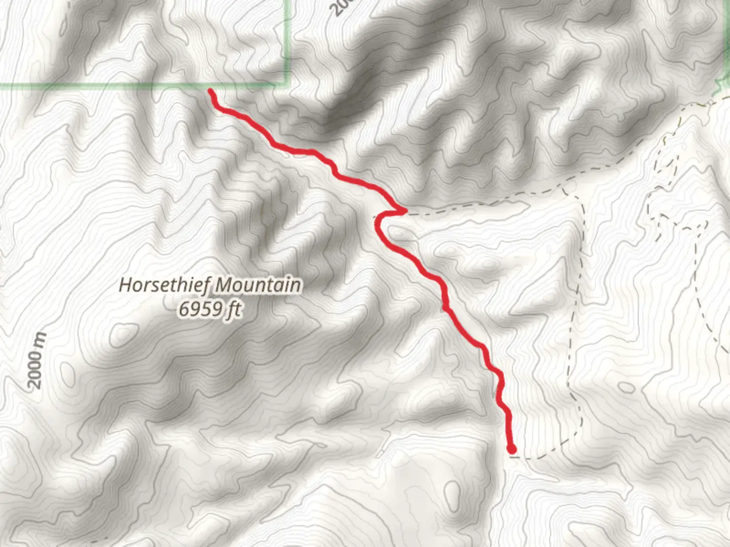 An image depicting the trail South Fork Sixteenmile Trail and its surrounding area.