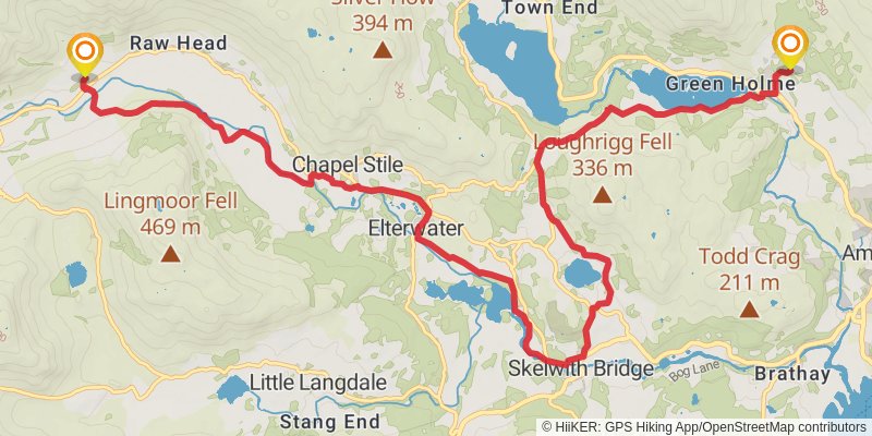 Ambleside Ale Trail stage 2 Map