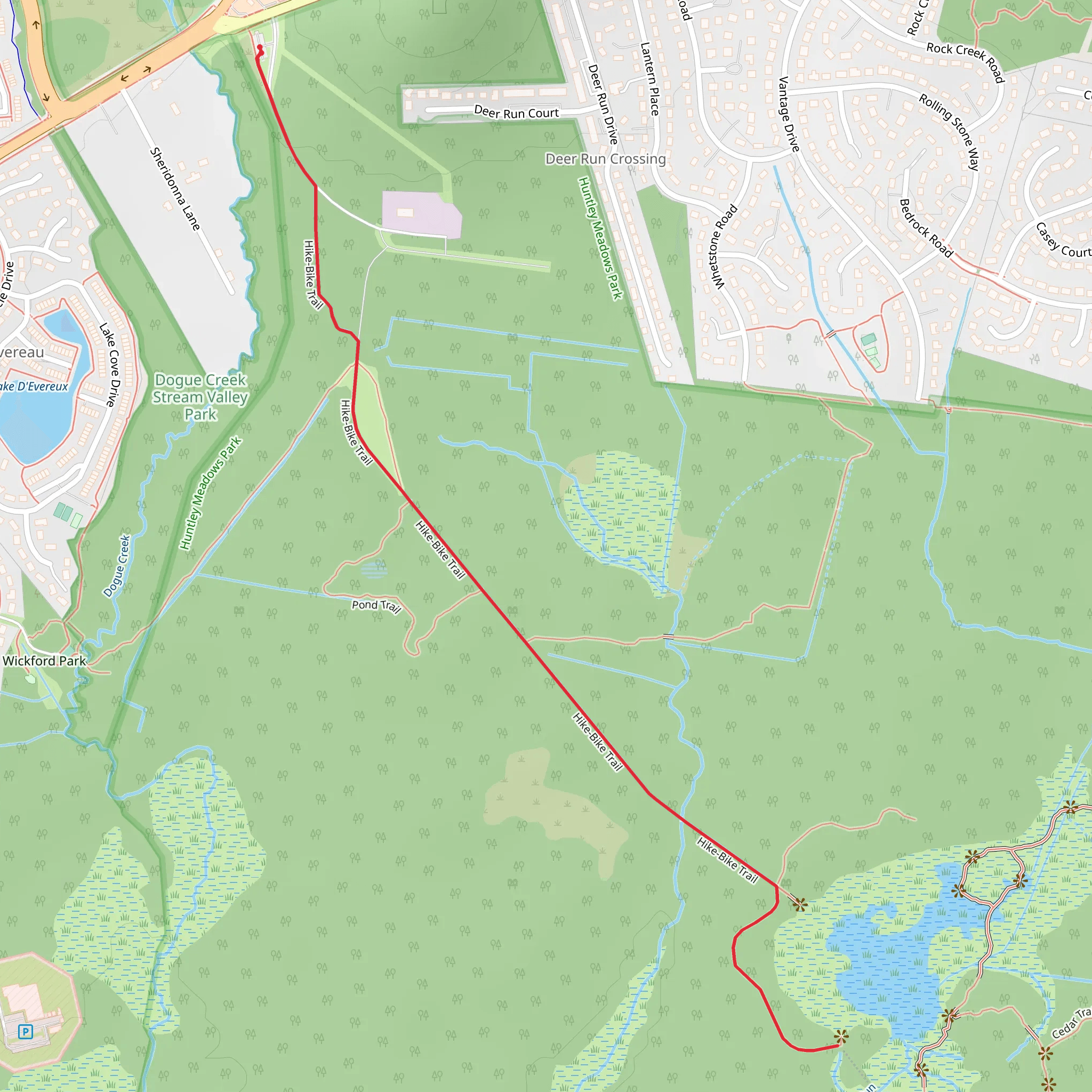 South Kings Highway mobile static map