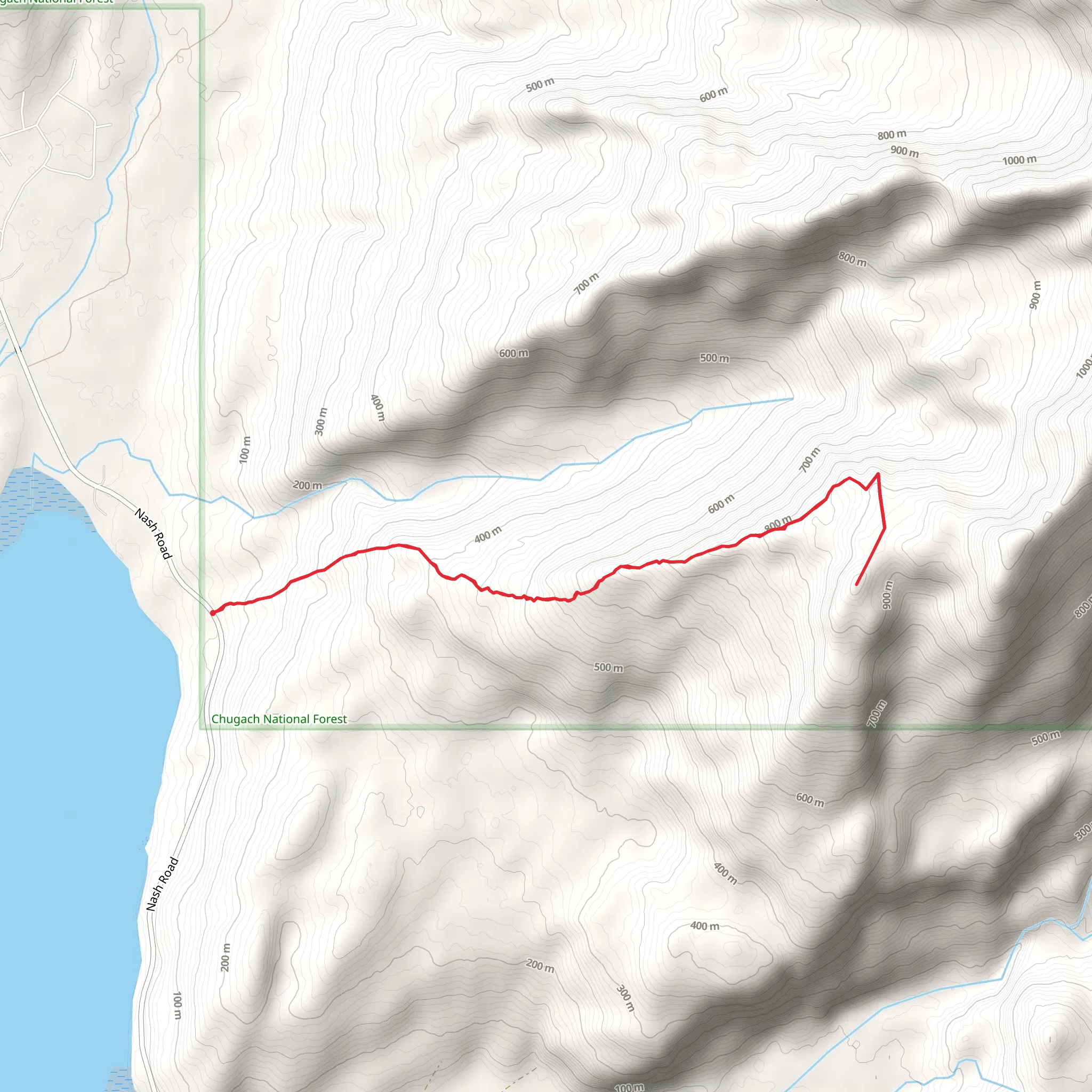 Mt Alice Trail mobile static map