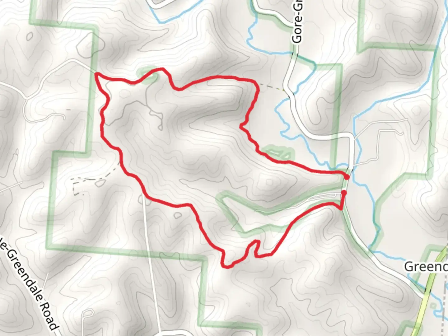 An image depicting the trail Kacklemacker Loop Trail and its surrounding area.