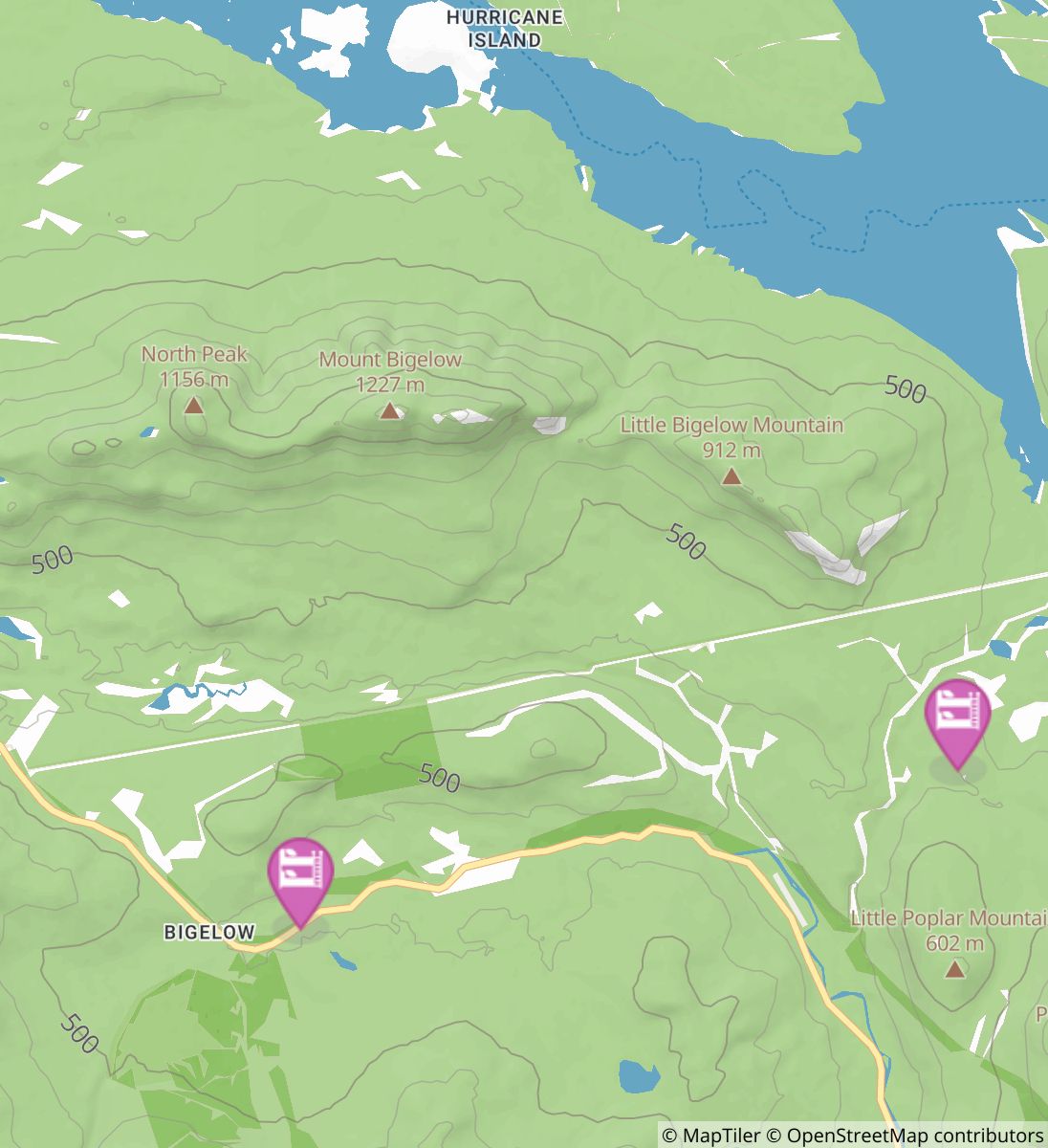 Appalachian Trail Section Hike Bigelow Preserve Trail Maine Camp