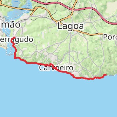 Algarve Coast Golden South-West 4-Day Gentle Tour (Hillwalk Tours) mobile static map