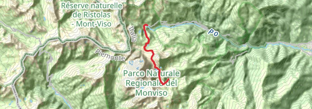 Grande Traversata delle Alpi stage 42 Map
