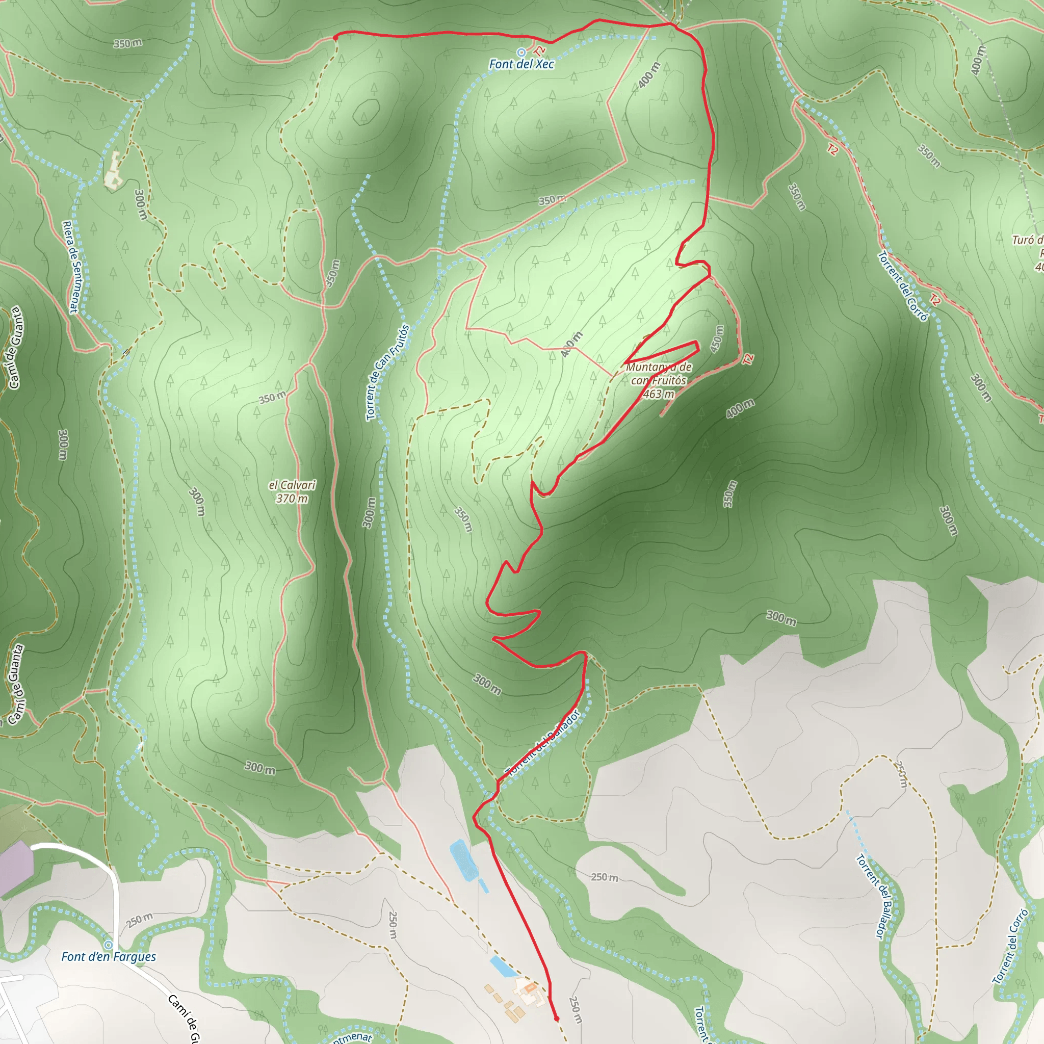 Sentmenat - Can Fruitós PR C 48-3 mobile static map