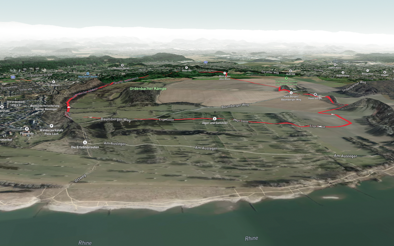 Duesseldorfer Weg and Rund um Monheim Loop