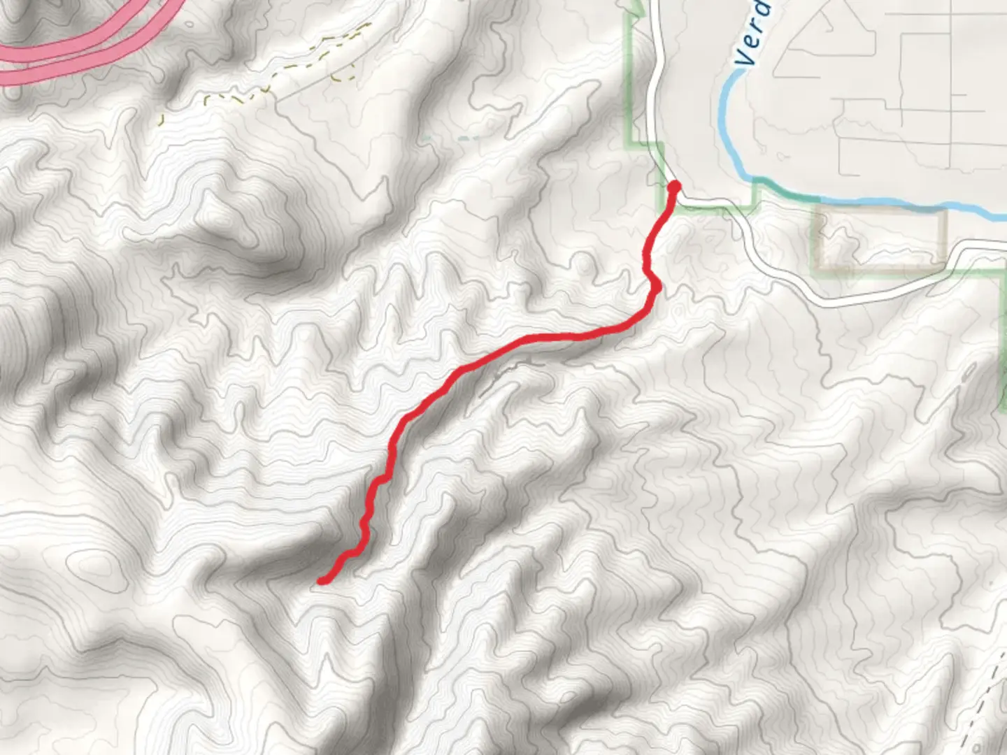 An image depicting the trail Ryal Canyon Trail and its surrounding area.