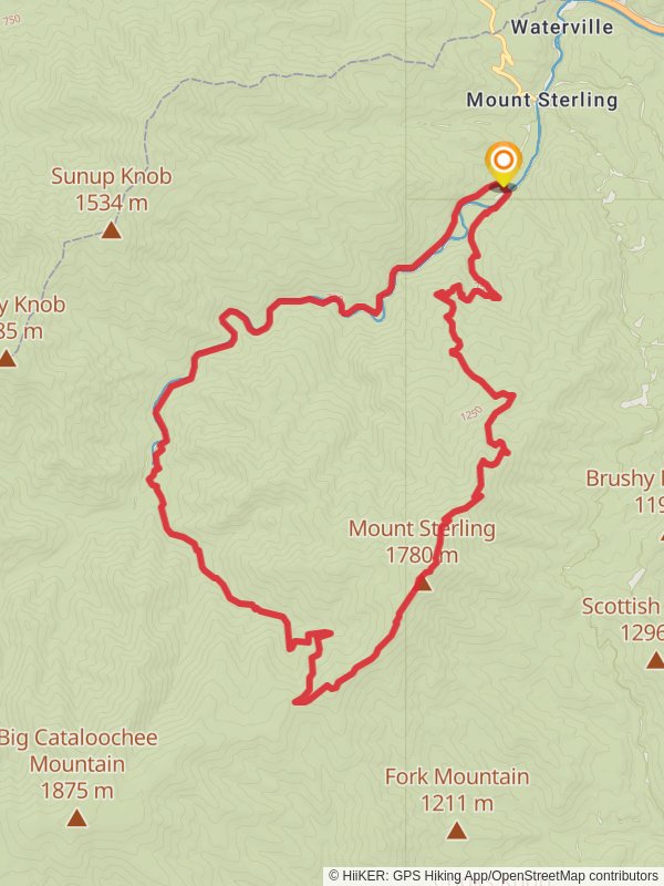 Big Creek Trail, Mount Sterling and Baxter Creek Trail Loop