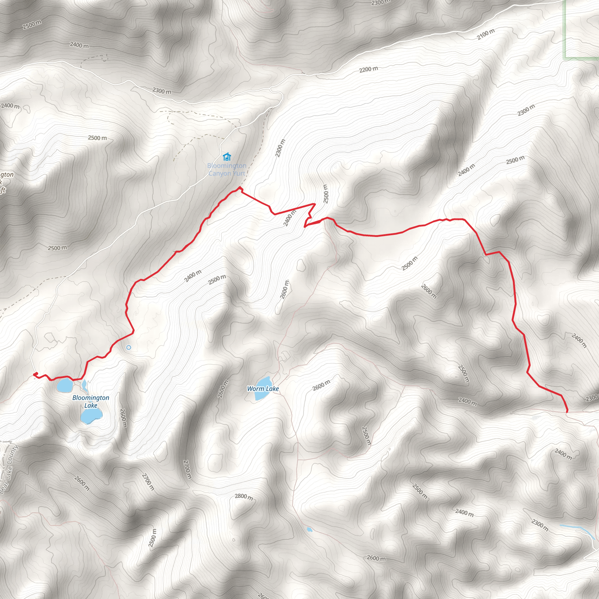 Midland Trail mobile static map